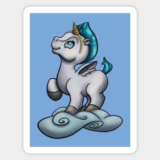 Baby Pegasus with Unicorn Horn Magnet